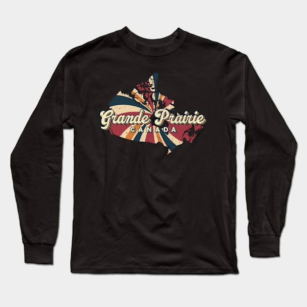 Grande Prairie Canada city Long Sleeve T-Shirt by SerenityByAlex